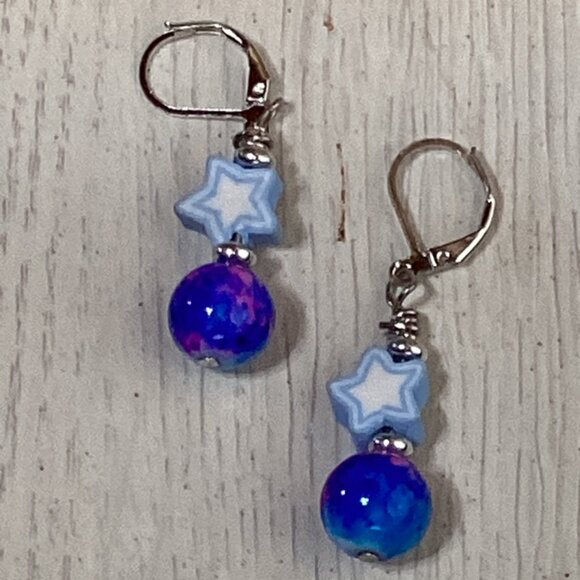 🍒 Dangle Handcrafted Earrings W/ 925 Hooks🐥 - Picture 1 of 3